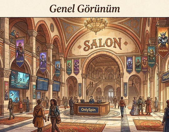 OnlySpin Platform Genel Görünümü